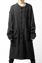 画像をギャラリービューアに読み込む, KLASICA SAB GENOU CARDIGAN-COAT / WOOL&COTTON JERSEY (HEATHER)