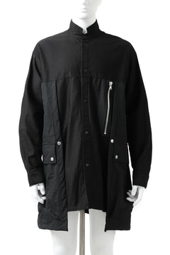 画像をギャラリービューアに読み込む, A.F ARTEFACT "TACTIC" COMBINED SHIRT COAT (BLACK)