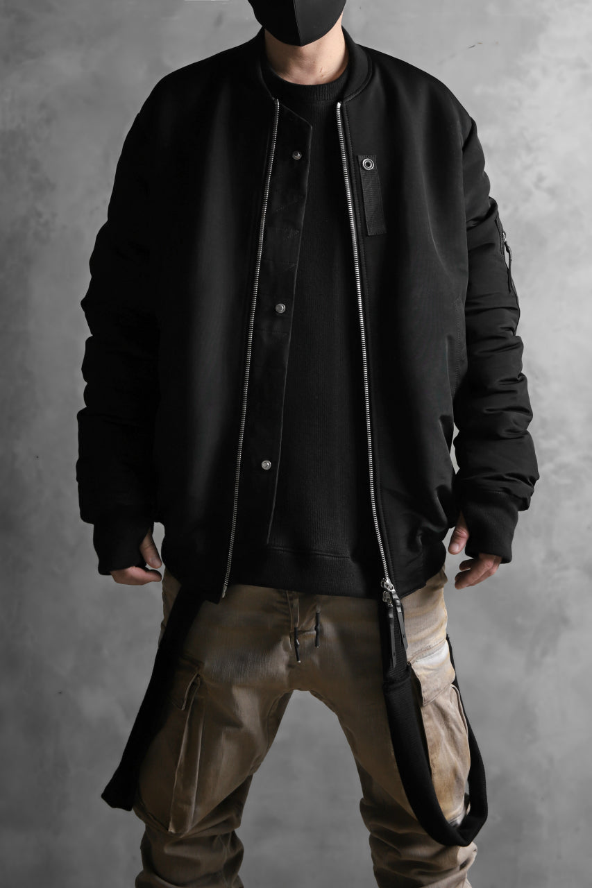 画像をギャラリービューアに読み込む, 11 BY BORIS BIDJAN SABERI MA-1 PADDED JACKET / PRIMALOFT® 200GR "J3-F-1323" (BLACK)