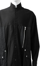 画像をギャラリービューアに読み込む, A.F ARTEFACT "TACTIC" COMBINED SHIRT COAT (BLACK)