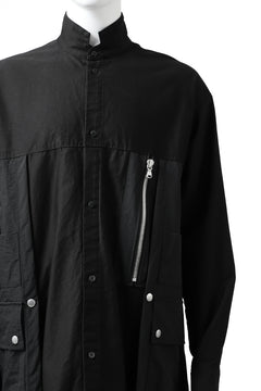 画像をギャラリービューアに読み込む, A.F ARTEFACT "TACTIC" COMBINED SHIRT COAT (BLACK)