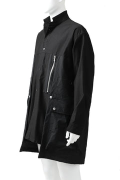 画像をギャラリービューアに読み込む, A.F ARTEFACT "TACTIC" COMBINED SHIRT COAT (BLACK)