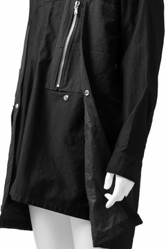 画像をギャラリービューアに読み込む, A.F ARTEFACT "TACTIC" COMBINED SHIRT COAT (BLACK)