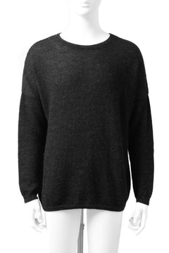 Load image into Gallery viewer, CAPERTICA ALPACA AIR KNIT SWEATER / BABY & FINE ALPACA WOOL (BLACK)