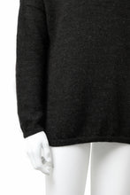 Load image into Gallery viewer, CAPERTICA ALPACA AIR KNIT SWEATER / BABY & FINE ALPACA WOOL (BLACK)