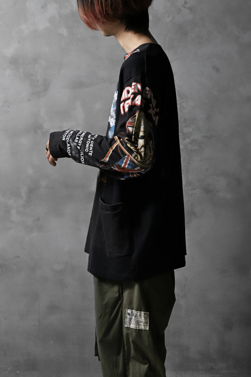 画像をギャラリービューアに読み込む, CHANGES VINTAGE REMAKE BOAT-NECK BAND L/S TEE (BLACK #D)