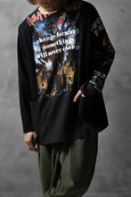 画像をギャラリービューアに読み込む, CHANGES VINTAGE REMAKE BOAT-NECK BAND L/S TEE (BLACK #D)