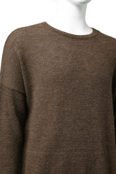 画像をギャラリービューアに読み込む, CAPERTICA ALPACA AIR KNIT SWEATER / BABY ALPACA FINEWOOL (CAMEL)