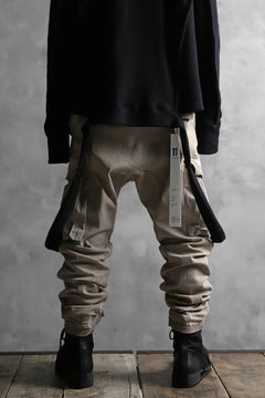 画像をギャラリービューアに読み込む, 11 BY BORIS BIDJAN SABERI CARGO POCKET PANT / STRETCH DENIM "P21B-F-1482" (GUM)