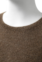 画像をギャラリービューアに読み込む, CAPERTICA ALPACA AIR KNIT SWEATER / BABY ALPACA FINEWOOL (CAMEL)