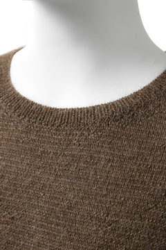 画像をギャラリービューアに読み込む, CAPERTICA ALPACA AIR KNIT SWEATER / BABY ALPACA FINEWOOL (CAMEL)
