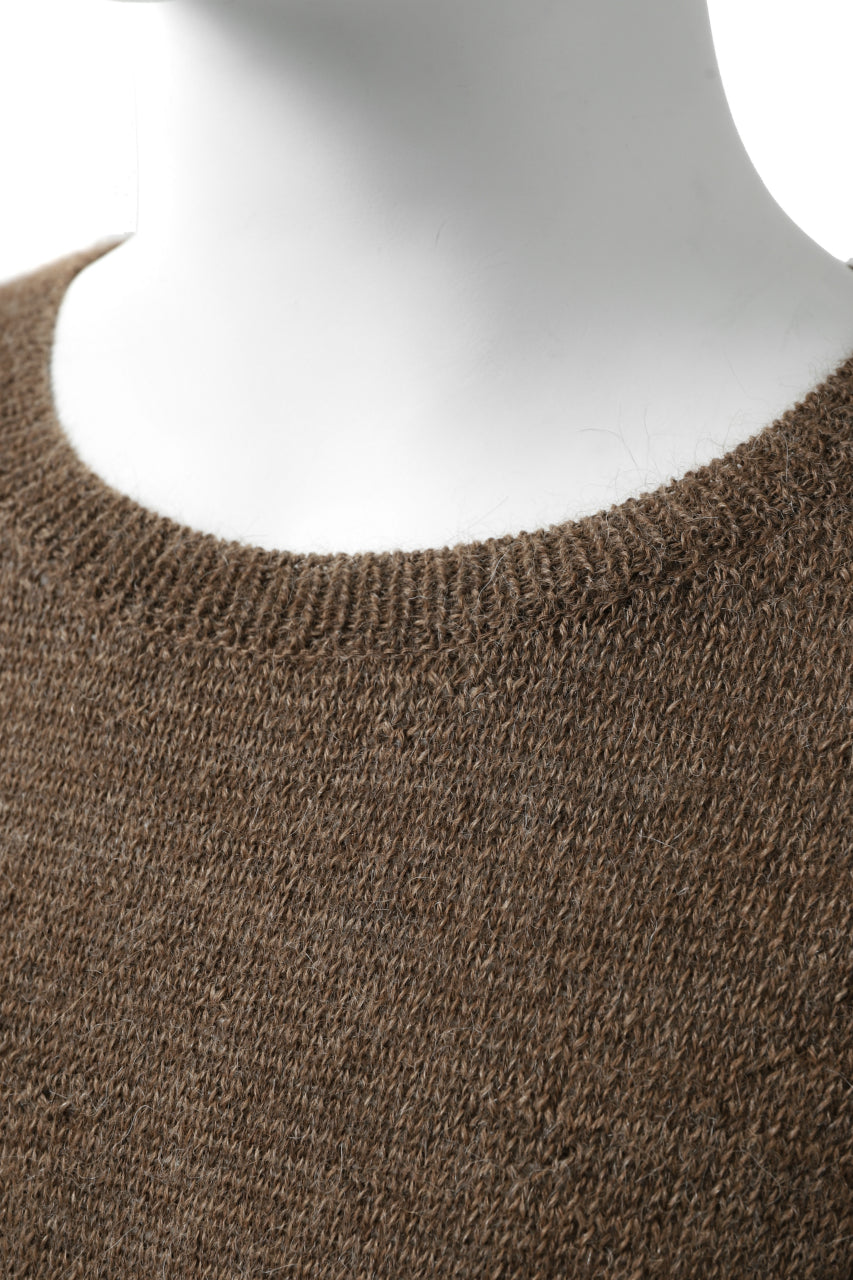 画像をギャラリービューアに読み込む, CAPERTICA ALPACA AIR KNIT SWEATER / BABY ALPACA FINEWOOL (CAMEL)