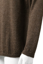 画像をギャラリービューアに読み込む, CAPERTICA ALPACA AIR KNIT SWEATER / BABY ALPACA FINEWOOL (CAMEL)