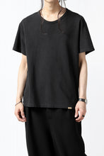 画像をギャラリービューアに読み込む, COLINA RELAX FIT T-SHIRT / PIQUE KNITTING JERSEY (ANTIQUE BLACK)