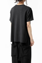 画像をギャラリービューアに読み込む, COLINA RELAX FIT T-SHIRT / PIQUE KNITTING JERSEY (ANTIQUE BLACK)