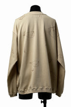 画像をギャラリービューアに読み込む, A.F ARTEFACT PYRA PATTERN PRINT CREW NECK TOPS (BEIGE)