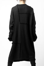 画像をギャラリービューアに読み込む, KLASICA SAB GENOU CARDIGAN-COAT / WOOL&COTTON JERSEY (BLACK)
