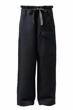 Load image into Gallery viewer, sus-sous trousers MK-1 / HERINGBONE WOVEN (INDIGO)