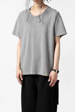 画像をギャラリービューアに読み込む, COLINA RELAX FIT T-SHIRT / PIQUE KNITTING JERSEY (L.SUMI DYED)