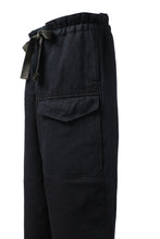 Load image into Gallery viewer, sus-sous trousers MK-1 / HERINGBONE WOVEN (INDIGO)