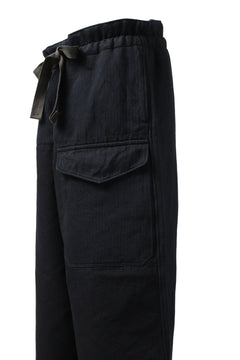 Load image into Gallery viewer, sus-sous trousers MK-1 / HERINGBONE WOVEN (INDIGO)