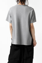 画像をギャラリービューアに読み込む, COLINA RELAX FIT T-SHIRT / PIQUE KNITTING JERSEY (L.SUMI DYED)