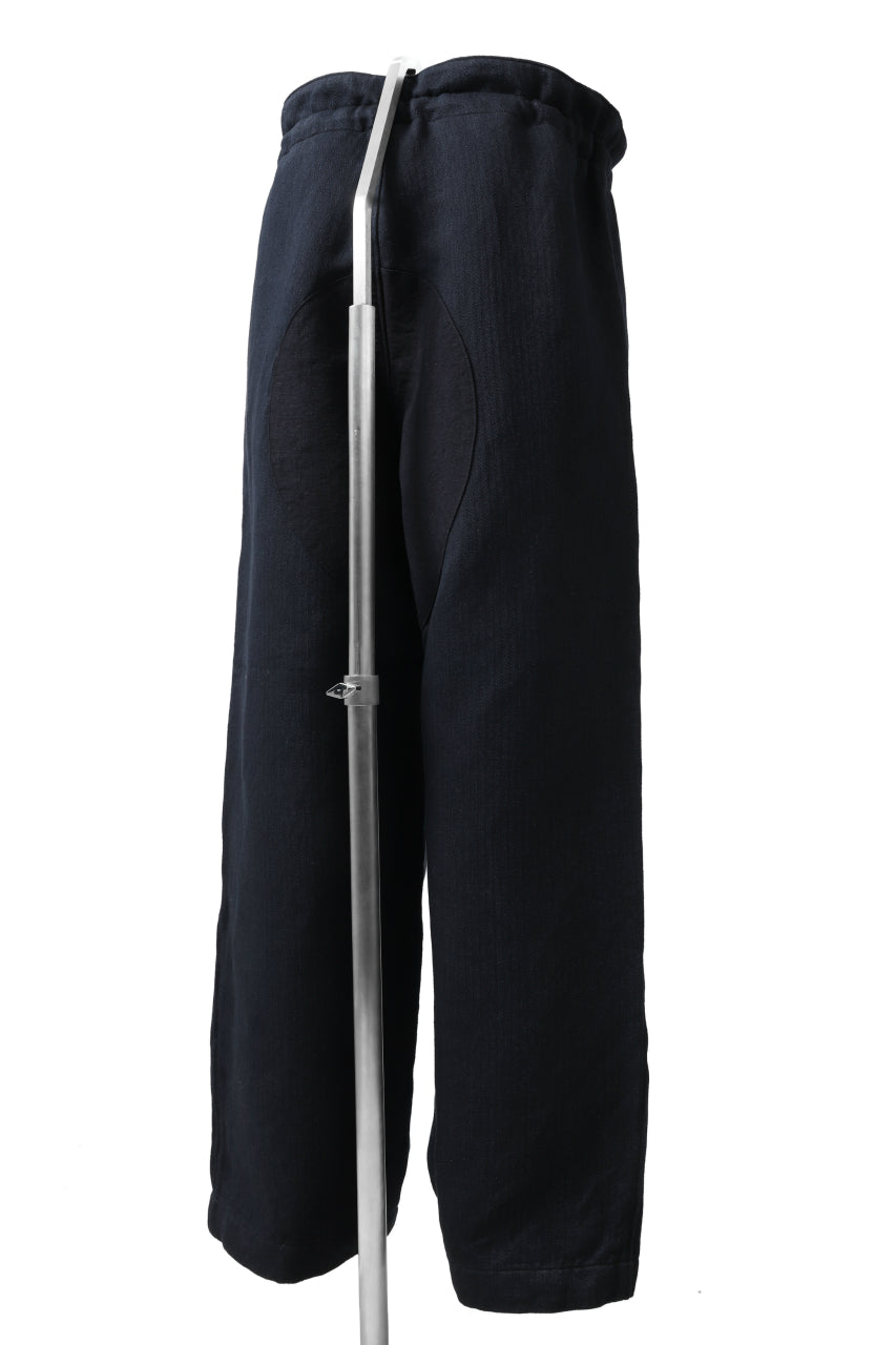 Load image into Gallery viewer, sus-sous trousers MK-1 / HERINGBONE WOVEN (INDIGO)