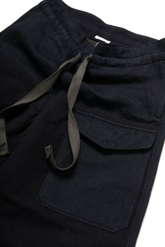 Load image into Gallery viewer, sus-sous trousers MK-1 / HERINGBONE WOVEN (INDIGO)
