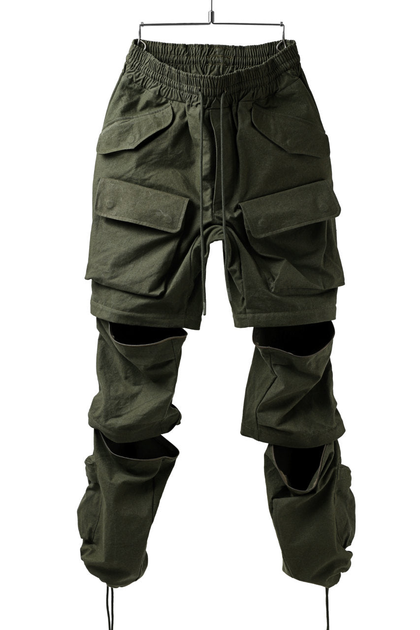 画像をギャラリービューアに読み込む, READYMADE REMOVAL PANTS (KHAKI GREEN#A)