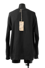 画像をギャラリービューアに読み込む, RESURRECTION HANDMADE remake sweat L/S with vintage denim pocket (BLACK#B)