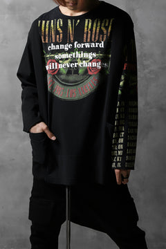 画像をギャラリービューアに読み込む, CHANGES VINTAGE REMAKE BOAT-NECK BAND L/S TEE (BLACK #B)
