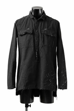 画像をギャラリービューアに読み込む, RESURRECTION x LOOM Re-production ARMY SMOCK SHIRT-JACKET (BLACK)