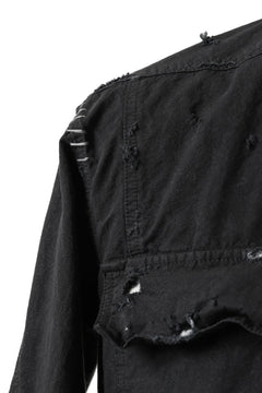 画像をギャラリービューアに読み込む, RESURRECTION x LOOM Re-production ARMY SMOCK SHIRT-JACKET (BLACK)