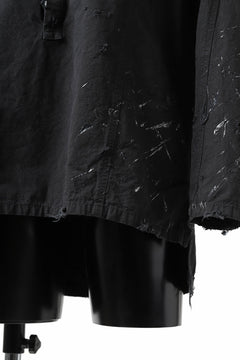 画像をギャラリービューアに読み込む, RESURRECTION x LOOM Re-production ARMY SMOCK SHIRT-JACKET (BLACK)