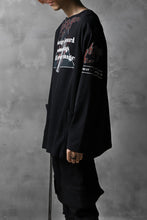画像をギャラリービューアに読み込む, CHANGES VINTAGE REMAKE BOAT-NECK BAND L/S TEE (BLACK #A)