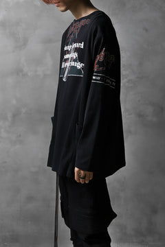 画像をギャラリービューアに読み込む, CHANGES VINTAGE REMAKE BOAT-NECK BAND L/S TEE (BLACK #A)