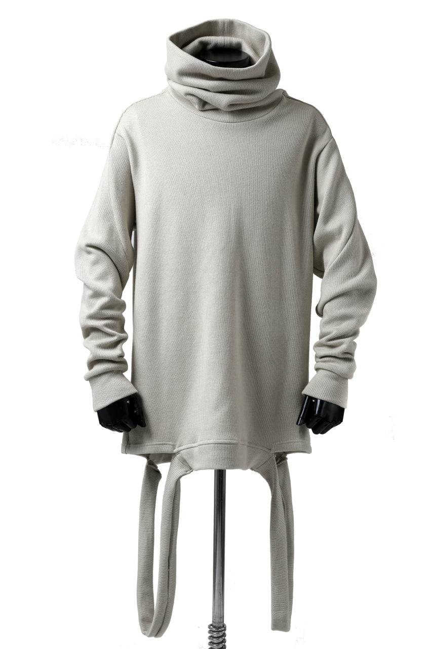 画像をギャラリービューアに読み込む, A.F ARTEFACT "möbius" IRREGULAR HEM KNIT PULLOVER HIGHNECK (IVORY)