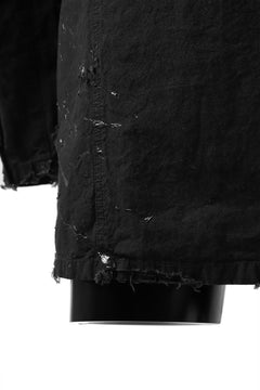 画像をギャラリービューアに読み込む, RESURRECTION x LOOM Re-production ARMY SMOCK SHIRT-JACKET (BLACK)
