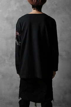画像をギャラリービューアに読み込む, CHANGES VINTAGE REMAKE BOAT-NECK BAND L/S TEE (BLACK #A)
