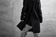 画像をギャラリービューアに読み込む, BORIS BIDJAN SABERI HIGH NECK MIDDLE COAT "COAT 1. MID-F0508M" (BLACK)