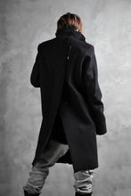 画像をギャラリービューアに読み込む, BORIS BIDJAN SABERI HIGH NECK MIDDLE COAT "COAT 1. MID-F0508M" (BLACK)