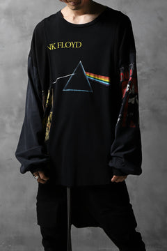 画像をギャラリービューアに読み込む, CHANGES VINTAGE REMAKE MULTI PANEL BAND L/S TEE (BLACK #B)