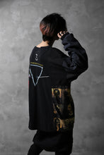 画像をギャラリービューアに読み込む, CHANGES VINTAGE REMAKE MULTI PANEL BAND L/S TEE (BLACK #B)