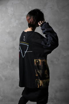 画像をギャラリービューアに読み込む, CHANGES VINTAGE REMAKE MULTI PANEL BAND L/S TEE (BLACK #B)