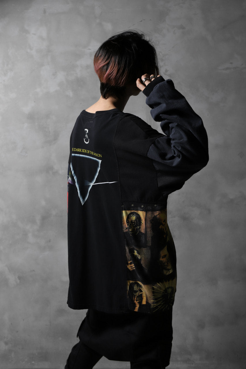 画像をギャラリービューアに読み込む, CHANGES VINTAGE REMAKE MULTI PANEL BAND L/S TEE (BLACK #B)