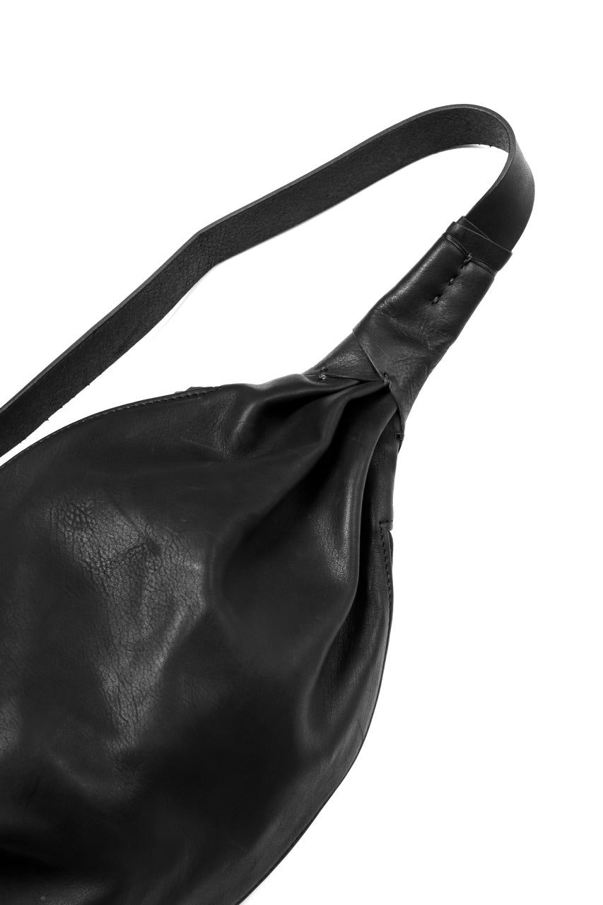 Load image into Gallery viewer, ISAMU KATAYAMA BACKLASH x GAIEDE ONE SHOULDER BAG / CALF SKIN (SOFT FINISHED / BLACK)