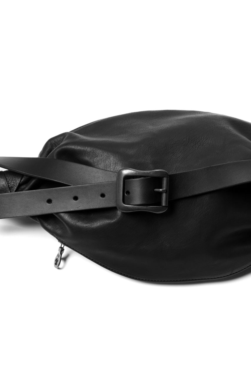 Load image into Gallery viewer, ISAMU KATAYAMA BACKLASH x GAIEDE ONE SHOULDER BAG / CALF SKIN (SOFT FINISHED / BLACK)