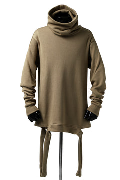 画像をギャラリービューアに読み込む, A.F ARTEFACT "möbius" IRREGULAR HEM KNIT PULLOVER HIGHNECK (BEIGE)