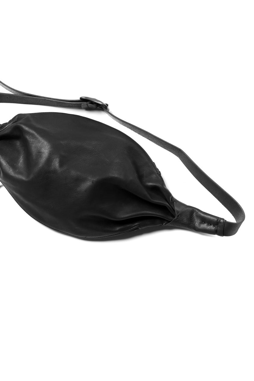 Load image into Gallery viewer, ISAMU KATAYAMA BACKLASH x GAIEDE ONE SHOULDER BAG / CALF SKIN (SOFT FINISHED / BLACK)