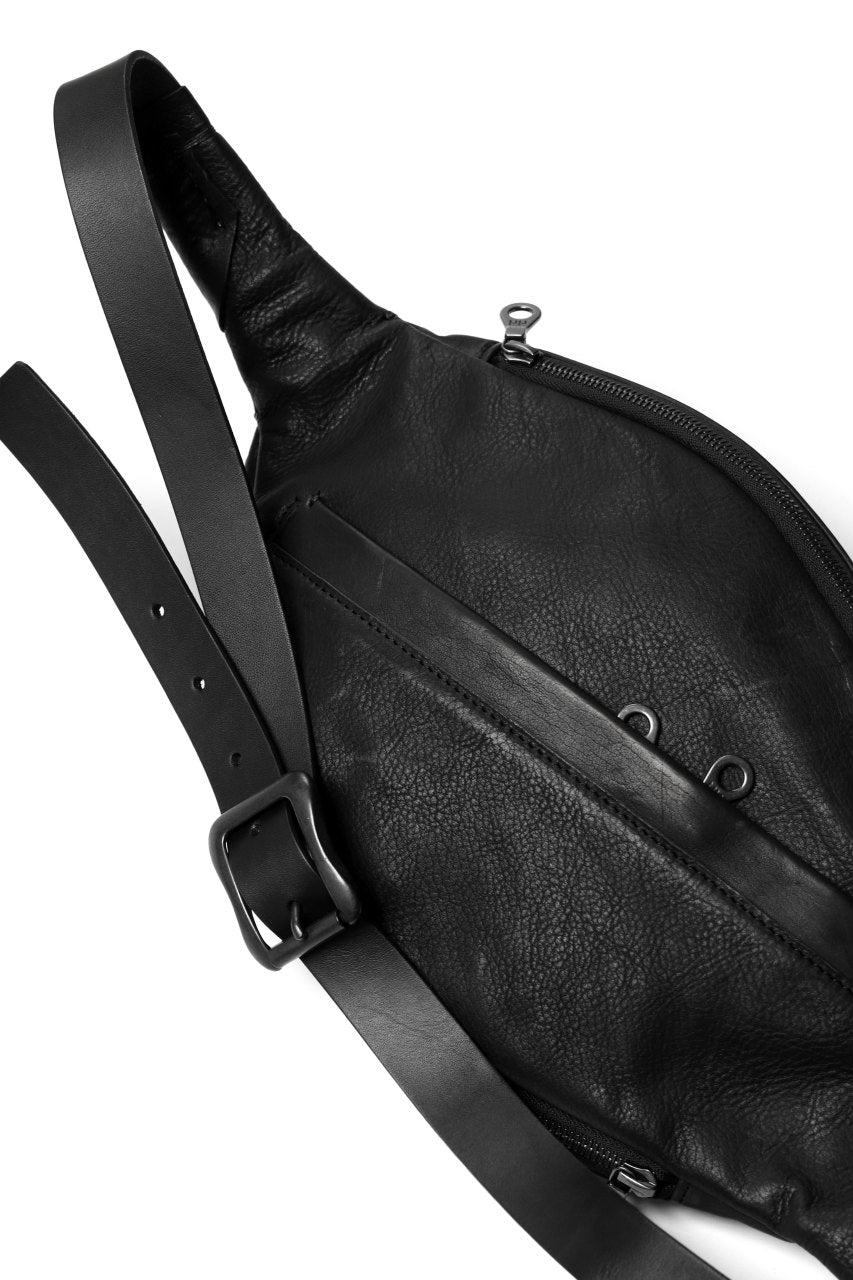 Load image into Gallery viewer, ISAMU KATAYAMA BACKLASH x GAIEDE ONE SHOULDER BAG / CALF SKIN (SOFT FINISHED / BLACK)